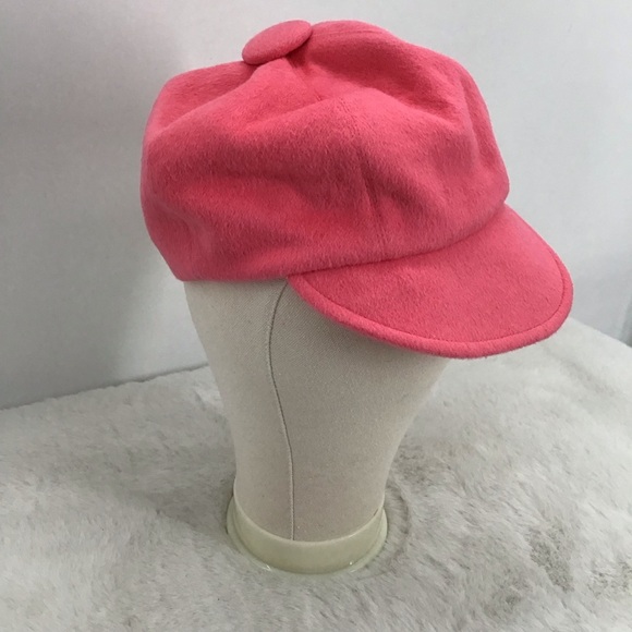 Eugenia Kim Women’s Wool Newsboy Style Cap Hat Hot Pink Casual No Size - Picture 1 of 7